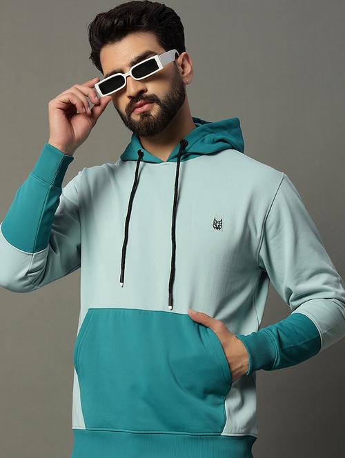 men long sleeve color block sweatshirt - 21662905 - Very Small Image - 1