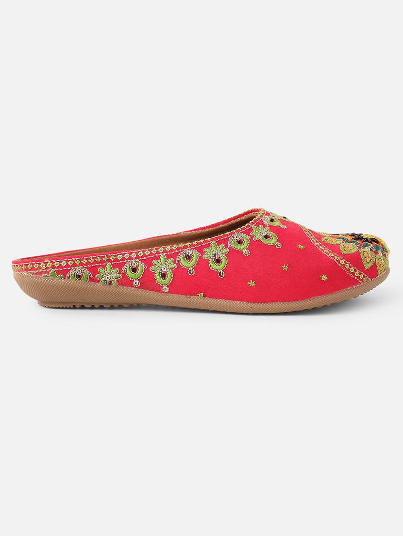 women embroidered slip on mules - 21662954 -  Standard Image - 1
