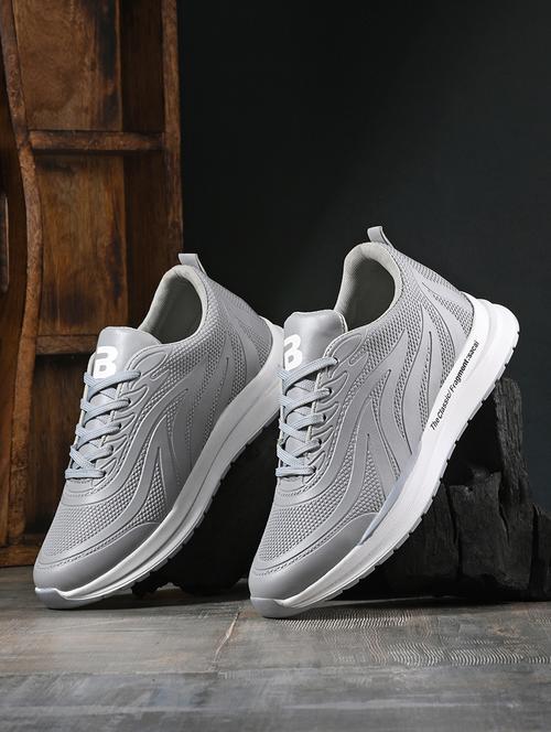 men grey lace up shoe - 21663042 - Very Small Image - 1