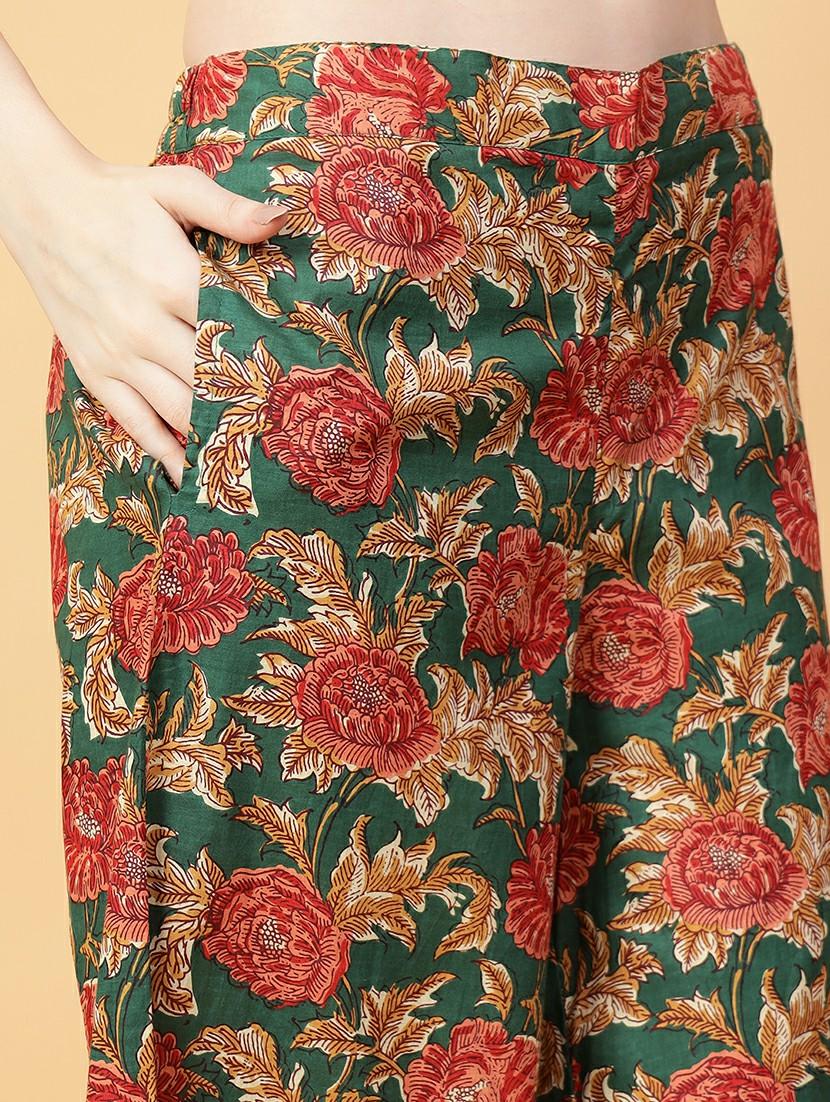 women three quarter sleeve ethnic co-ord set - 21663622 - Standard Image - 6