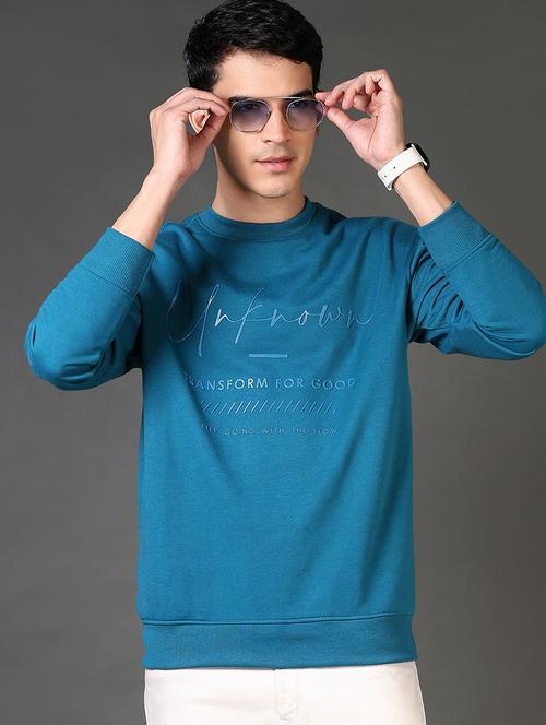 men front print long sleeve sweatshirt - 21663763 - Very Small Image - 1