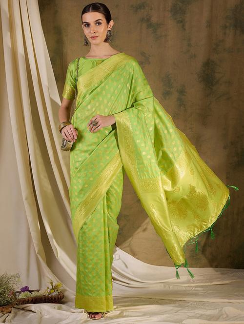 women self design banarasi saree with blouse - 21665874 - Very Small Image - 1