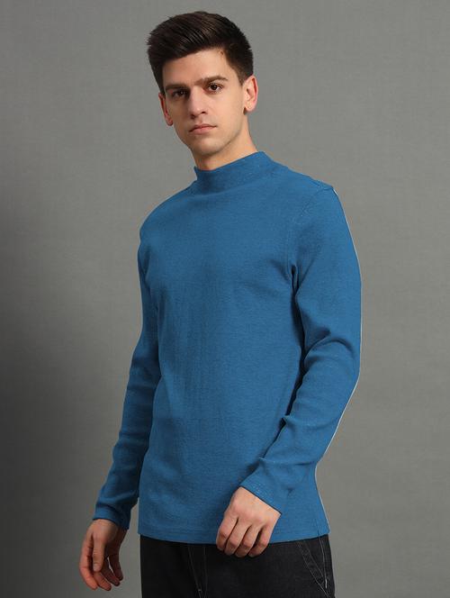 men long sleeve plain pullover - 21666265 - Very Small Image - 1