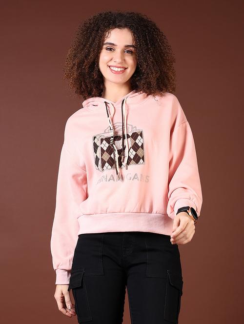 women front print long sleeve sweatshirt - 21667713 - Very Small Image - 1