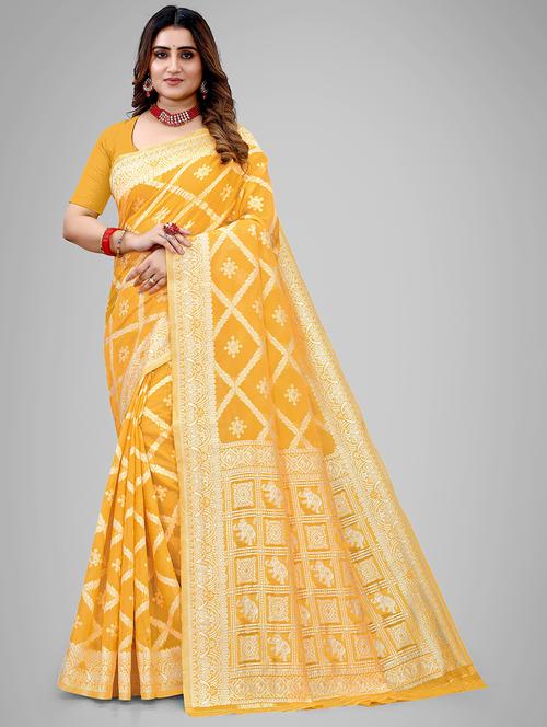 women self design patola saree - 21668731 - Very Small Image - 1