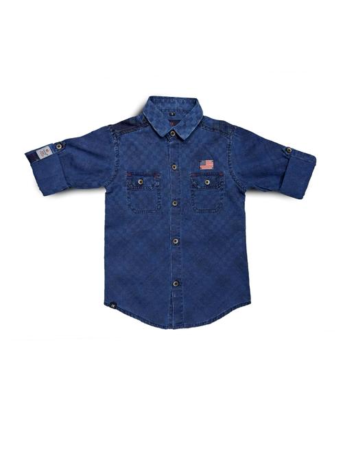 boys long sleeve printed shirt - 21669903 - Very Small Image - 1