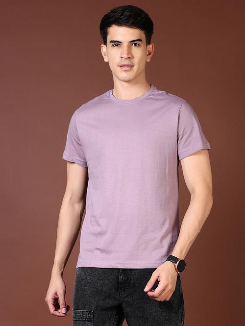 men solid short sleeve t-shirt - 21670326 - Very Small Image - 1