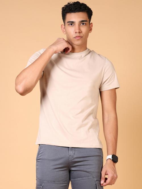 men solid short sleeve t-shirt - 21670766 - Very Small Image - 1