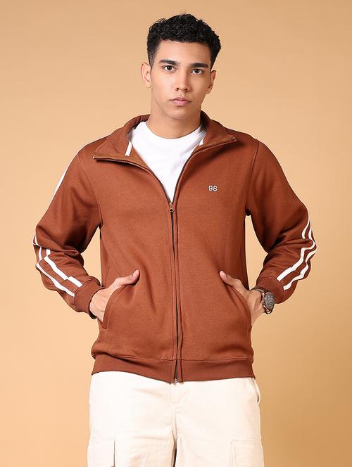 men long sleeves side taped sweatshirt - 21670772 - Very Small Image - 1