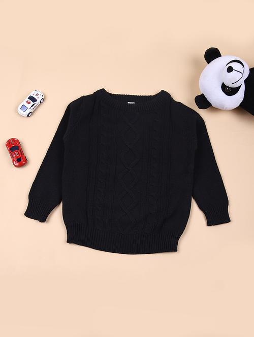boys self design long sleeve sweater - 21670830 - Very Small Image - 1