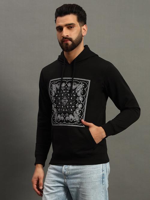 men long sleeves front print sweatshirt - 21672168 - Very Small Image - 1