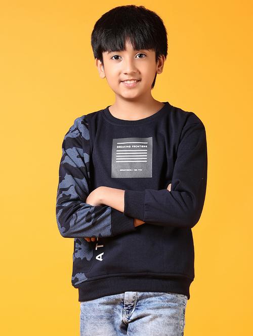 boys long sleeves printed sweatshirt - 21672257 - Very Small Image - 1
