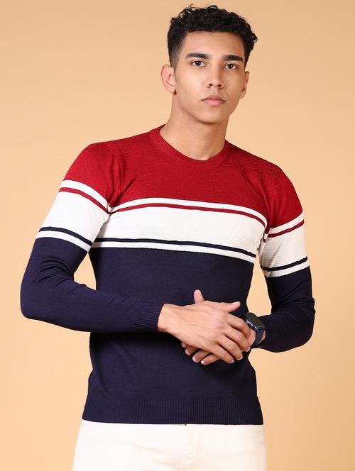 men acylic long sleeve pullover - 21672313 - Very Small Image - 1