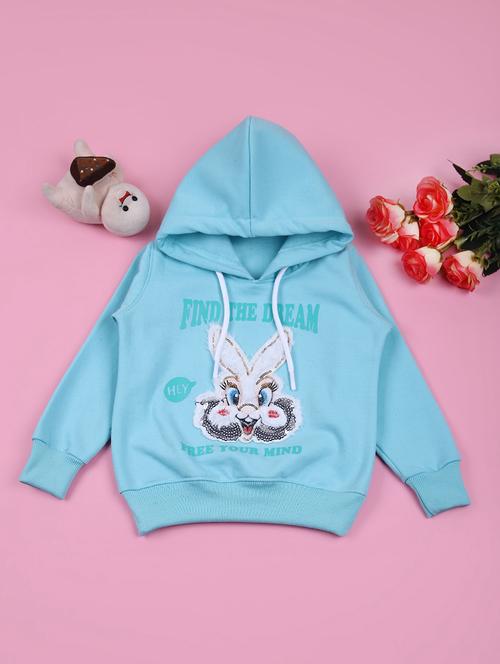 girls chest print long sleeve sweatshirt - 21672318 - Very Small Image - 1