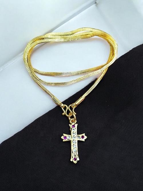 elegant gold toned pendant set for mangalsutra customization - 21672631 - Very Small Image - 1