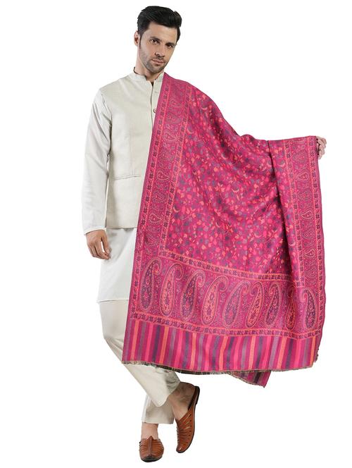 men elegant paisley winter shawl - 21672722 - Very Small Image - 1