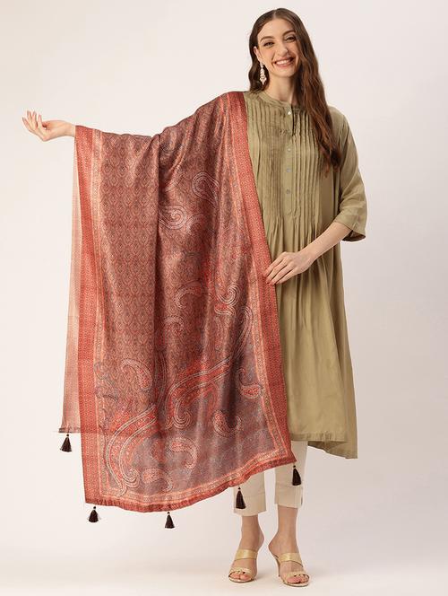 women self design dupatta - 21672868 - Very Small Image - 1