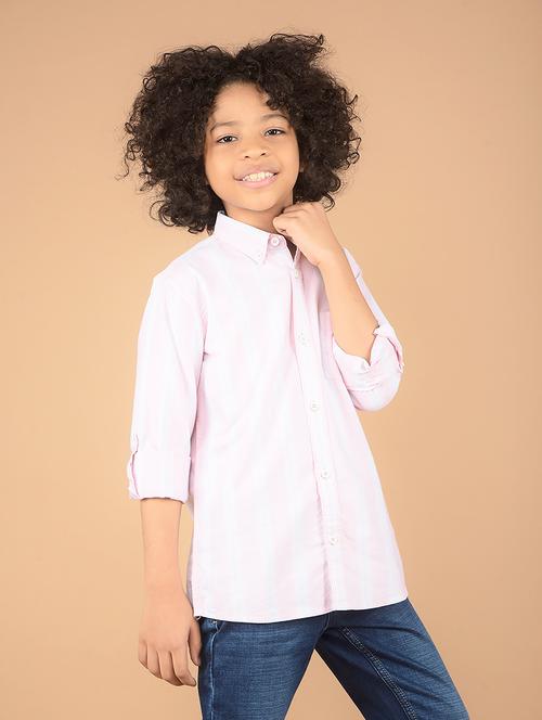 boys long sleeve striped shirt - 21673365 - Very Small Image - 1