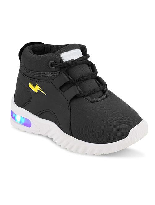 boys solid lace up sport shoes with light - 21674839 - Very Small Image - 1