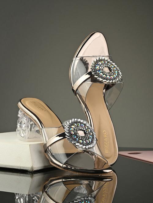 women embellished slip on sandal - 21676004 - Very Small Image - 1