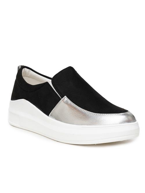 women black slip on casual shoes - 21676080 - Very Small Image - 1
