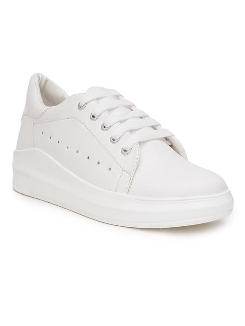 women white lace-up casual shoes - 21676082 - Very Small Image - 1
