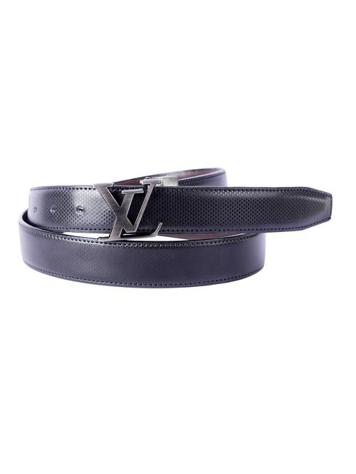 men reversible buckle leather belt - 21676091 - Very Small Image - 1