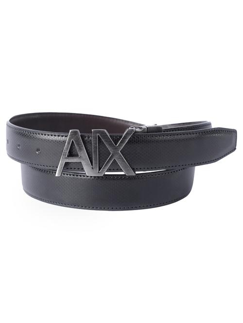 men double sided black brown leather belt - 21676093 - Very Small Image - 1