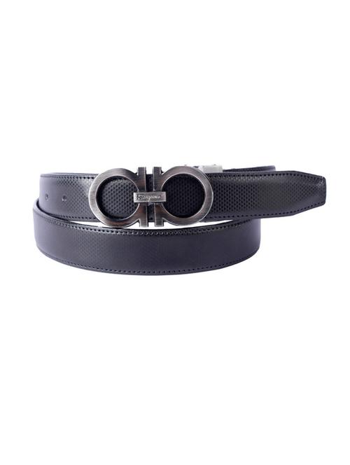 men reversible buckle leather belt - 21676102 - Very Small Image - 1