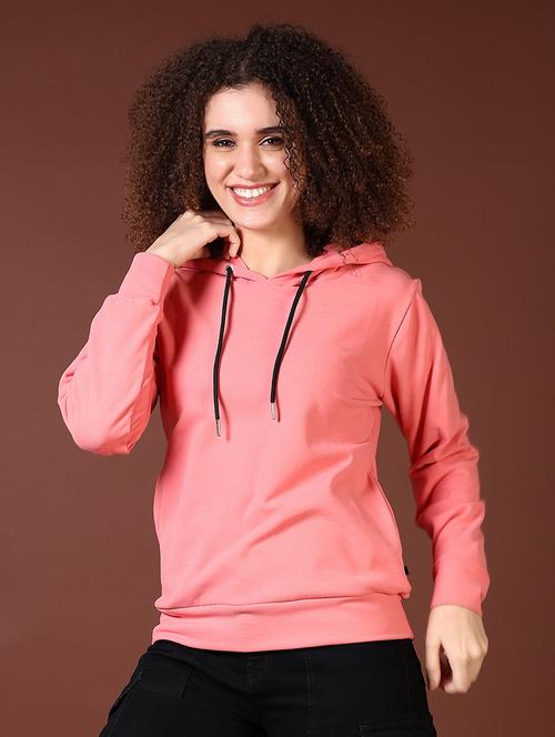 women long sleeves plain sweatshirt - 21676202 - Very Small Image - 1