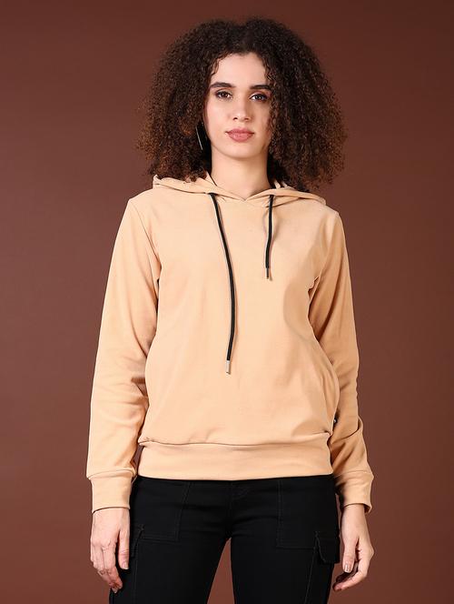 women long sleeves plain sweatshirt - 21676213 - Very Small Image - 1