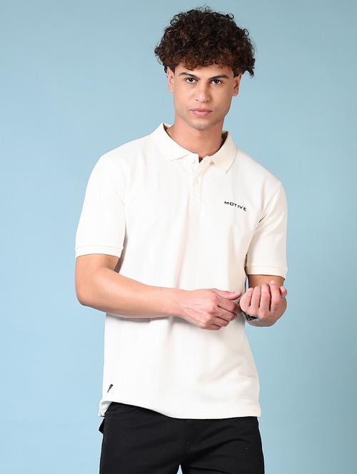 men solid short sleeve polo t-shirt - 21676260 - Very Small Image - 1