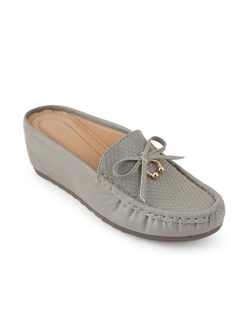 women grey slip on loafers - 21676495 - Very Small Image - 1