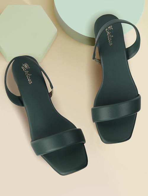 women green ankle strap sandal - 21676731 - Very Small Image - 1