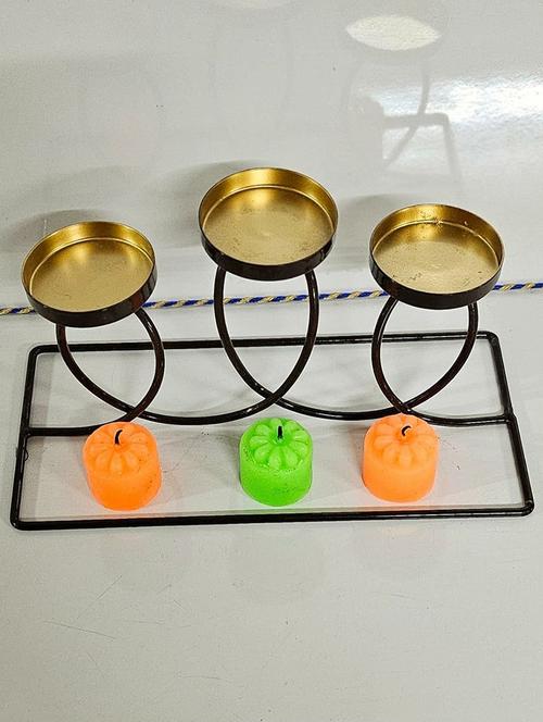 elegant candle glow on minimalist stand - 21676873 - Very Small Image - 1