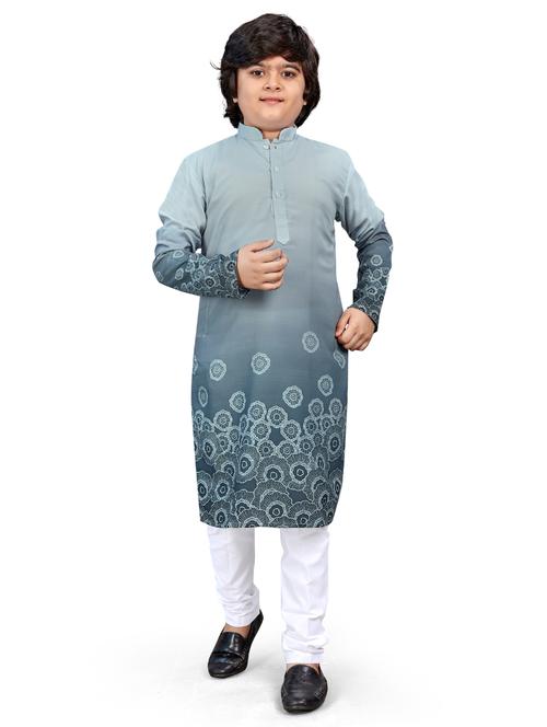boys printed kurta bottom set - 21676951 - Very Small Image - 1