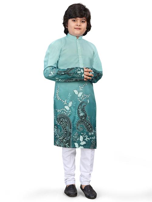 boys printed kurta bottom set - 21676953 - Very Small Image - 1