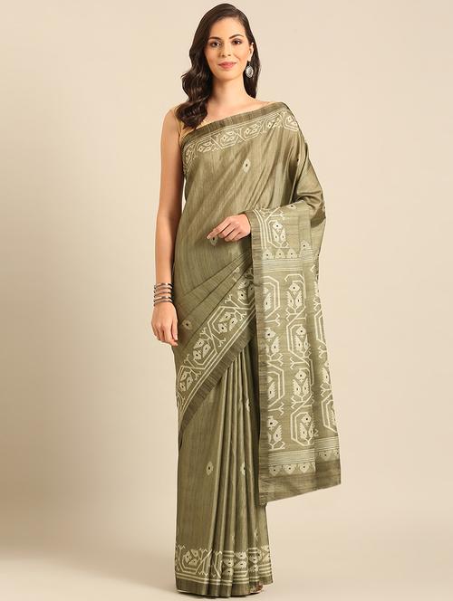 women self design handloom saree with blouse - 21677357 - Very Small Image - 1