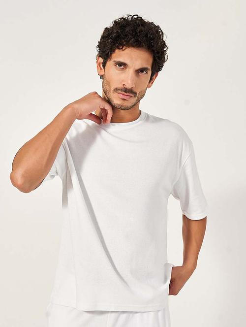 men back print cotton co-ord set - 21677534 - Very Small Image - 1