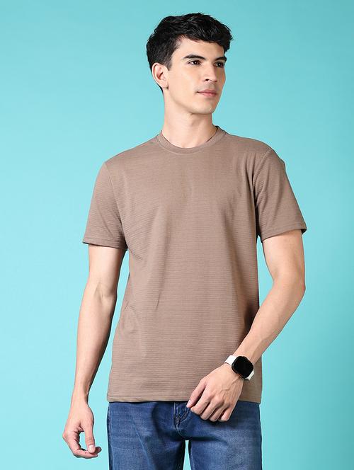 men solid short sleeve t-shirt - 21677956 - Very Small Image - 1