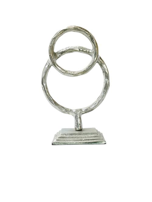 sleek and textured metal rings home decor items - 21678492 - Very Small Image - 1