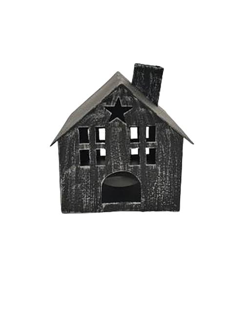 metal hut star etched hanging lantern - 21678497 - Very Small Image - 1
