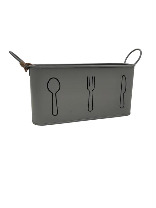 multipurpose steel cutlery holder - 21678514 - Very Small Image - 1