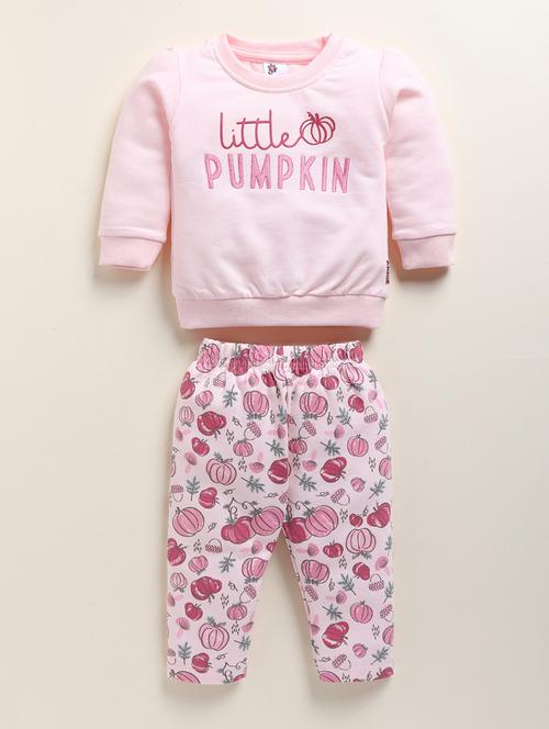 girls floral printed top and bottom set - 21678577 - Very Small Image - 1