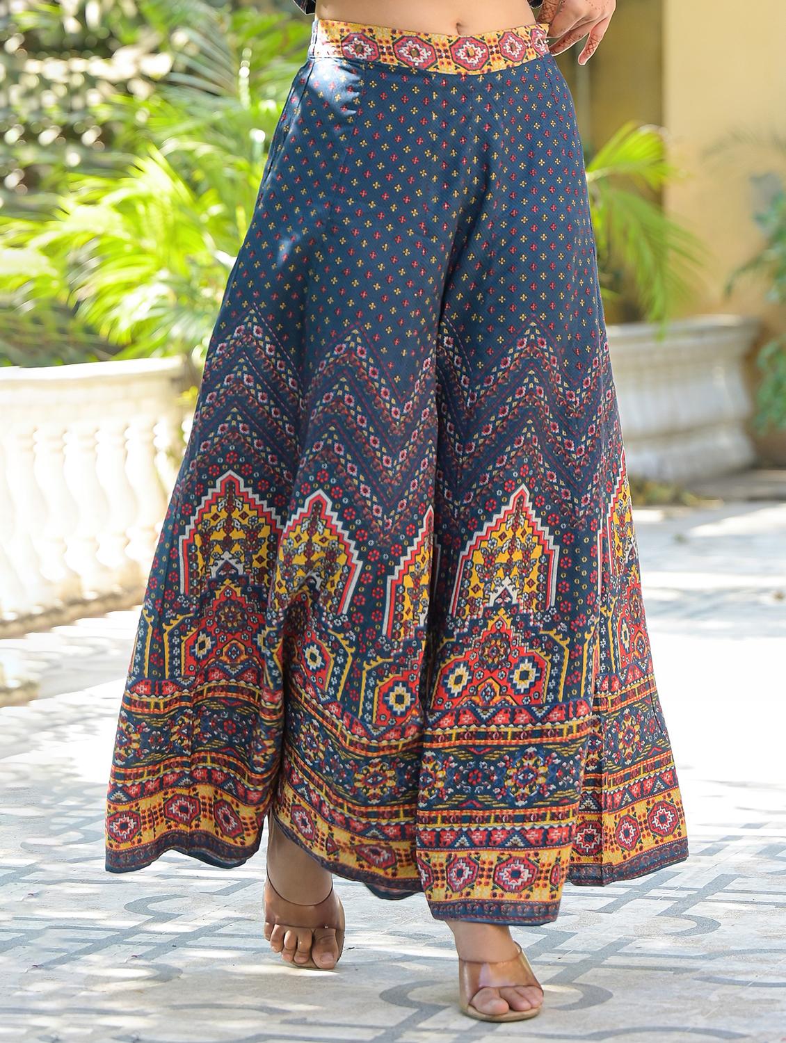 women navy blue printed co-ord sets - 21679155 - Standard Image - 4