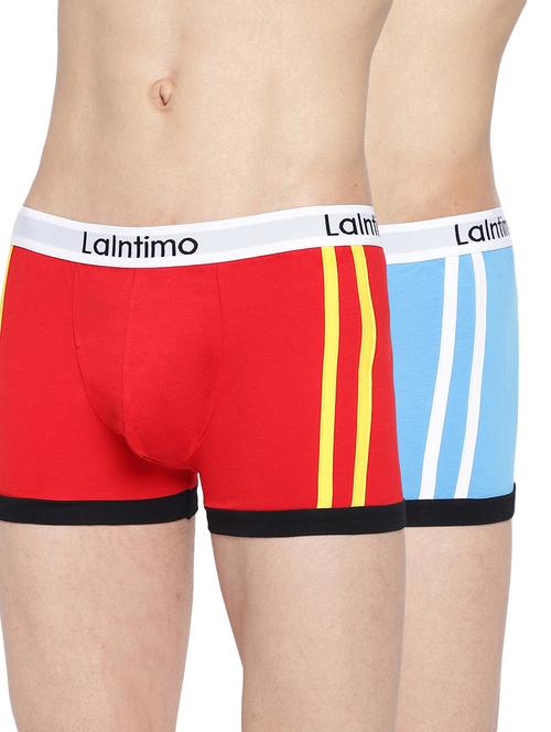 men solid low rise trunks combo - 21679733 - Very Small Image - 1