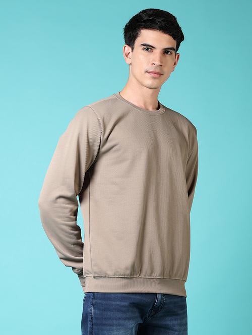 men solid long sleeve sweatshirt - 21679750 - Very Small Image - 1