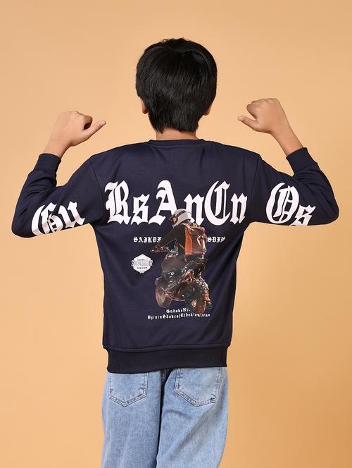 boys printed long sleeve sweatshirt - 21679882 - Very Small Image - 1