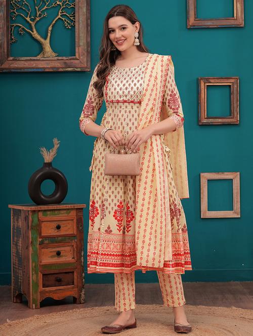 women three quarter sleeve suit set - 21680434 - Very Small Image - 1