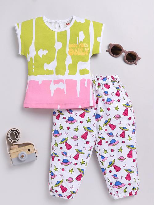 kids printed full length set - 21680731 - Very Small Image - 1
